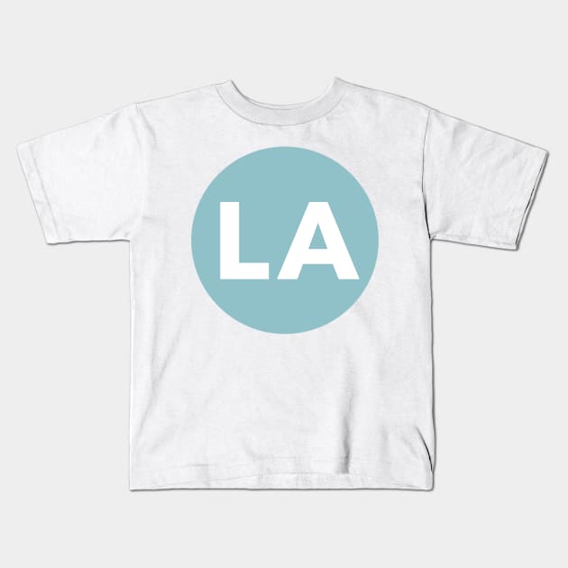 LOUISIANA or LOS ANGELES Kids T-Shirt by weloveart